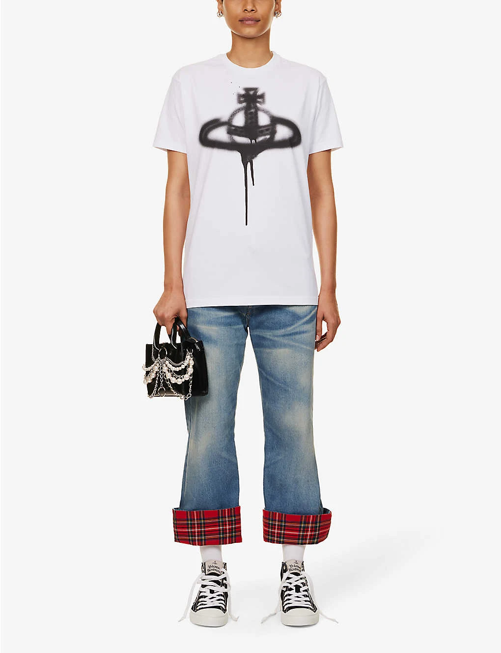 Vivienne Westwood Spray Orb Graphic-print Cotton T-shirt 4 Vivienne Westwood Spray Orb Graphic-print Cotton T-shirt - Image 2