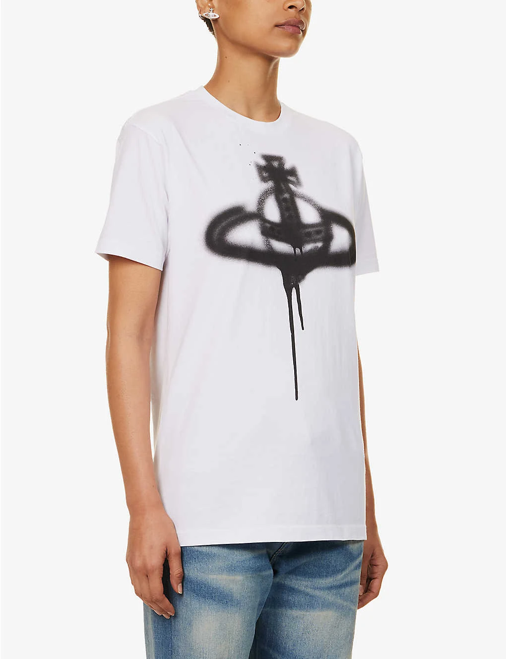 Vivienne Westwood Spray Orb Graphic-print Cotton T-shirt 5 Vivienne Westwood Spray Orb Graphic-print Cotton T-shirt - Image 3