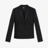 THE KOOPLES Notched-lapels Single-breasted Regular-fit Wool Blazer -VogueVibe Store R04137025 BLA01 M