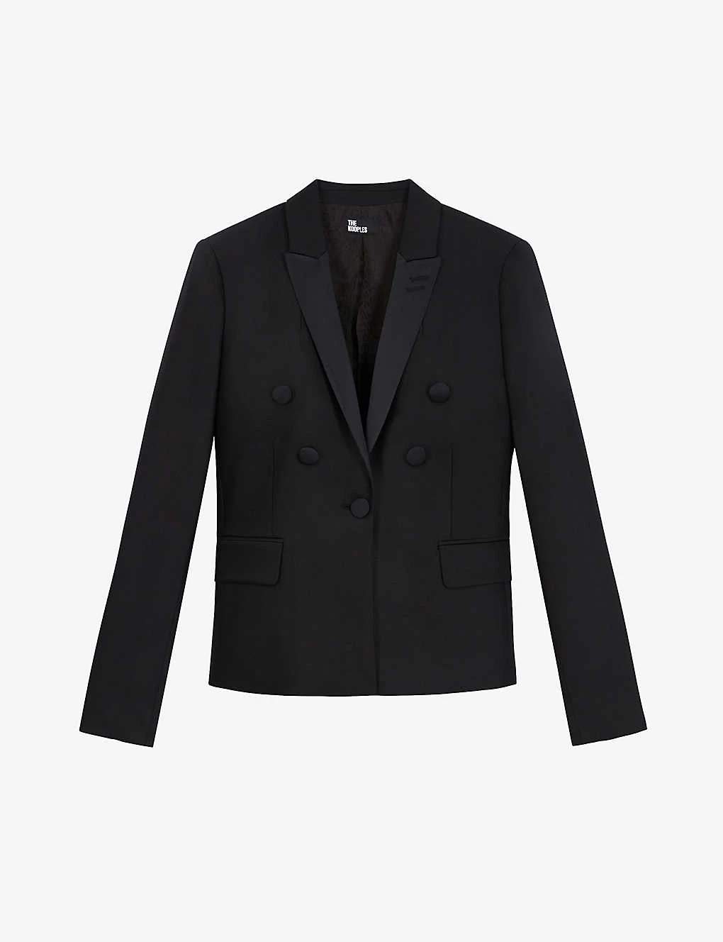THE KOOPLES Notched-lapels Single-breasted Regular-fit Wool Blazer 3 THE KOOPLES Notched-lapels Single-breasted Regular-fit Wool Blazer
