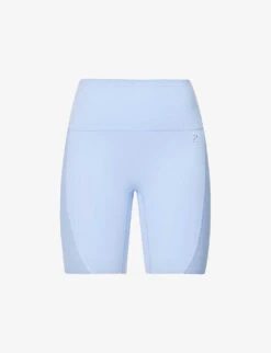P.E NATION Free Play High-rise Stretch-recycled Polyester Shorts