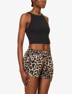 P.E NATION Half Dome Asymmetric Stretch-jersey Top 10 P.E NATION Half Dome Asymmetric Stretch-jersey Top -VogueVibe Store R04137943 BLACK ALT02