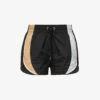 P.E NATION Running Track Mid-rise Shell Shorts -VogueVibe Store R04137945 BLACK M