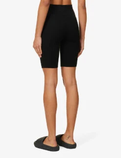 ESSENTIALS Sport High-rise Knitted Shorts 10 ESSENTIALS Sport High-rise Knitted Shorts -VogueVibe Store R04142431 JETBLACK ALT03