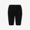 ESSENTIALS Sport High-rise Knitted Shorts 1 ESSENTIALS Sport High-rise Knitted Shorts -VogueVibe Store R04142431 JETBLACK M