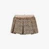 Jaded London Pleated Checked Low-rise Stretch-woven Mini Skirt 1 Jaded London Pleated Checked Low-rise Stretch-woven Mini Skirt -VogueVibe Store R04145893 BROWNCHECK M