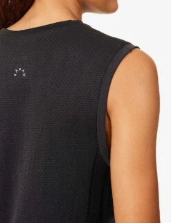 Varley Sleeveless Cropped Mesh Top -VogueVibe Store R04147448 SNOWWHITE ALT04