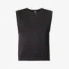 Varley Sleeveless Cropped Mesh Top