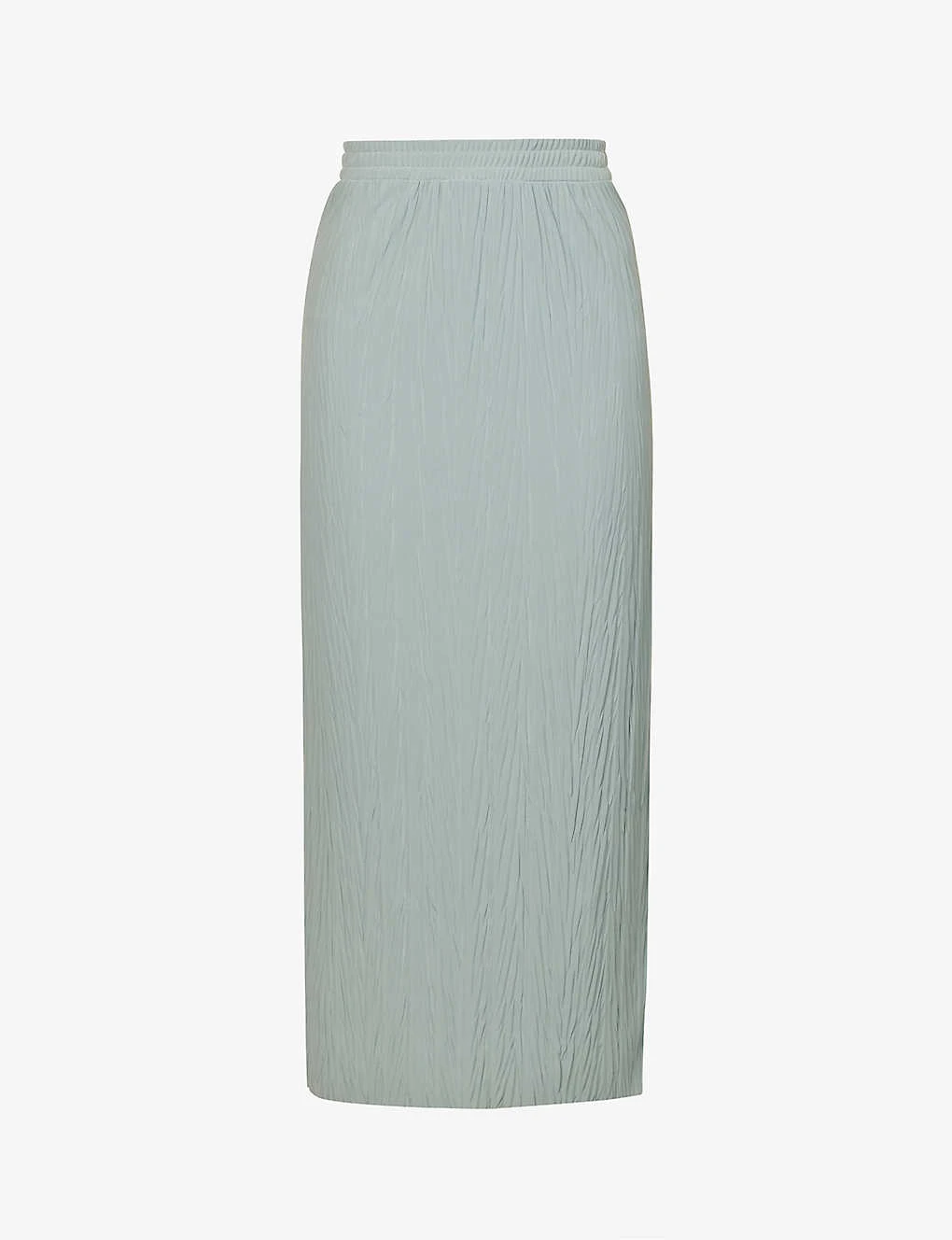 Max Mara Carnia Crinkle-effect Knitted Midi Skirt