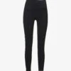 Sam Rigor 7/8 High-rise Stretch-woven Leggings -VogueVibe Store R04150052 BLACKTEALBLACKTEAL M
