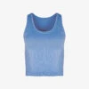 Sweaty Betty Athlete Cropped Seamless Workout Stretch-jersey T-shirt