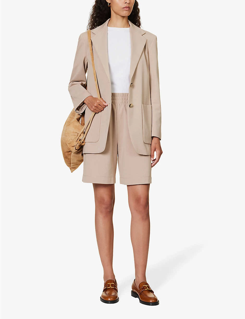 Weekend Max Mara Zoraide Regular-fit Mid-rise Stretch-jersey Shorts 4 Weekend Max Mara Zoraide Regular-fit Mid-rise Stretch-jersey Shorts - Image 2