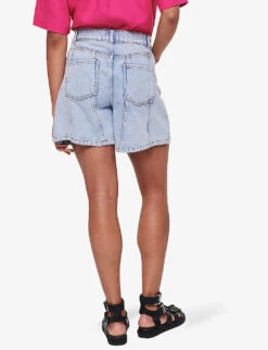 Heath Organic-cotton Shorts 10 Heath Organic-cotton Shorts -VogueVibe Store R04151535 LIGHTWASH ALT03