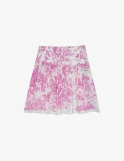 Zadig & Voltaire Jocky Toile-de-Jouy-print Organic-cotton Mini Skirt