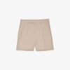 Zadig & Voltaire Please Creased Viscose-blend Shorts -VogueVibe Store R04151946 POUDRE M