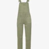 Paige Mayslie Square-neck Stretch-denim Dungarees 2 Paige Mayslie Square-neck Stretch-denim Dungarees -VogueVibe Store R04153169 VINTAGEIVYGREEN M