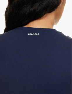 Ultimate Slim-fit Stretch-woven T-shirt 11 Ultimate Slim-fit Stretch-woven T-shirt -VogueVibe Store R04153524 NAVYBLUE ALT04