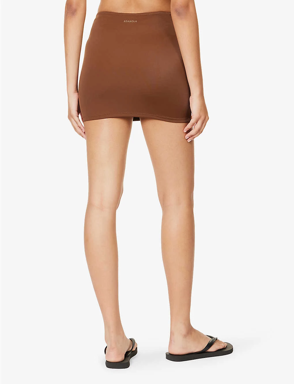 Slim-fit High-waist Stretch-woven Swim Skirt 6 Slim-fit High-waist Stretch-woven Swim Skirt - Image 4