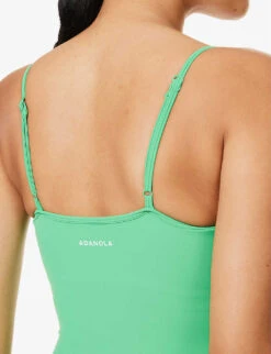 Ultimate Ruched-front Stretch-woven Playsuit 11 Ultimate Ruched-front Stretch-woven Playsuit -VogueVibe Store R04153646 KELLYGREEN ALT04