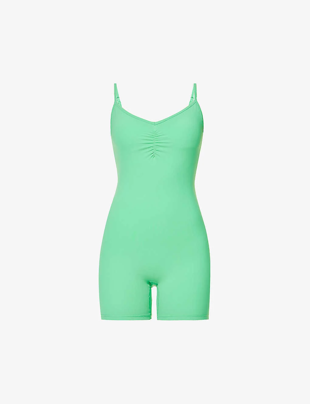 Ultimate Ruched-front Stretch-woven Playsuit 3 Ultimate Ruched-front Stretch-woven Playsuit