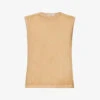 No.33 Faded-wash Organic Cotton Top -VogueVibe Store R04154385 46SANDWASH M