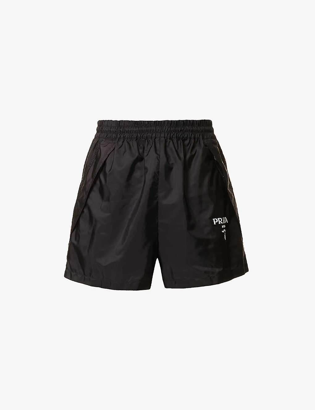 Prada Re-Nylon Brand-print Recycled-polyamide Shell Shorts 3 Prada Re-Nylon Brand-print Recycled-polyamide Shell Shorts