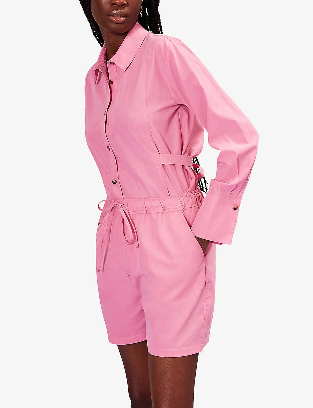 Whistles Lola Drawstring-waist Woven Shorts 5 Whistles Lola Drawstring-waist Woven Shorts - Image 3