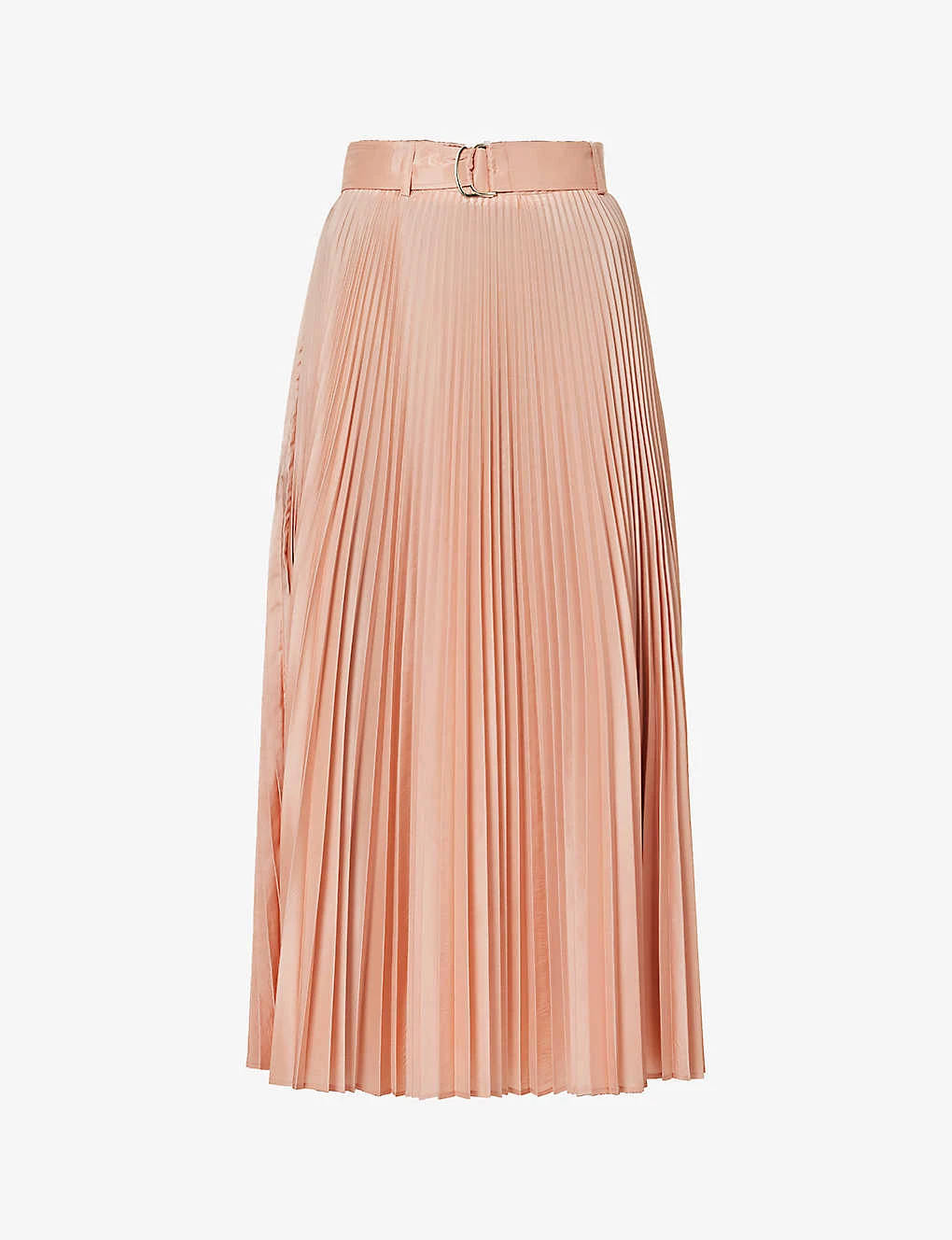 Max Mara Tambuto Pleated Regular-fit Silk-blend Midi Skirt 3 Max Mara Tambuto Pleated Regular-fit Silk-blend Midi Skirt