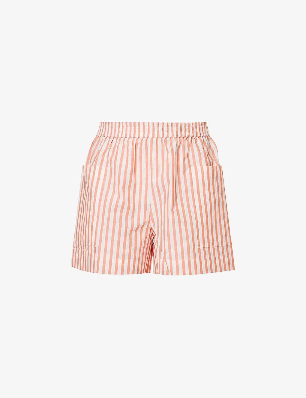 RAILS Boxer Striped High-rise Regular-fit Cotton-blend Shorts 3 RAILS Boxer Striped High-rise Regular-fit Cotton-blend Shorts