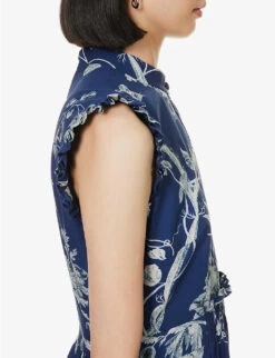 Erdem Floral-print Frilled-trim Cotton-poplin Maxi Dress 11 Erdem Floral-print Frilled-trim Cotton-poplin Maxi Dress -VogueVibe Store R04160731 OPHELIAVINEINDIGO ALT04