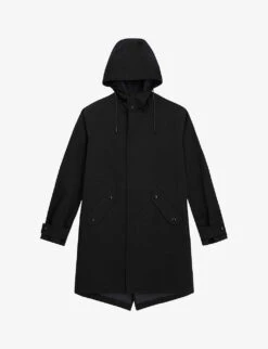 THE KOOPLES Hooded Stretch-cotton Blend Parka
