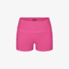 Terry Lounge High-rise Stretch-modal Shorts -VogueVibe Store R04164395 WATERMELON M