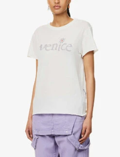 ERL Venice Floral-print Cotton-jersey T-shirt 10 ERL Venice Floral-print Cotton-jersey T-shirt -VogueVibe Store R04165346 WHITE ALT02