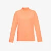 ERL Sun High-neck Cotton-jersey T-shirt -VogueVibe Store R04165351 ORANGE M