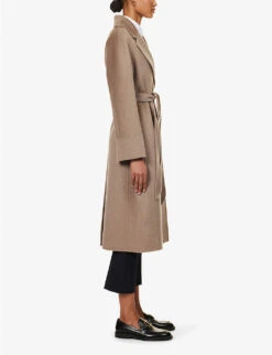 Zurigo Self-tie Wool And Cashmere-blend Coat 9 Zurigo Self-tie Wool And Cashmere-blend Coat -VogueVibe Store R04167358 TURTLEDOVE ALT02
