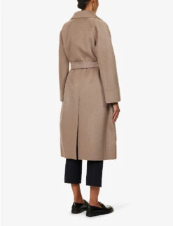 Zurigo Self-tie Wool And Cashmere-blend Coat 10 Zurigo Self-tie Wool And Cashmere-blend Coat -VogueVibe Store R04167358 TURTLEDOVE ALT03