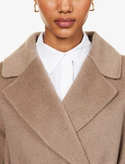 Zurigo Self-tie Wool And Cashmere-blend Coat 11 Zurigo Self-tie Wool And Cashmere-blend Coat -VogueVibe Store R04167358 TURTLEDOVE ALT04