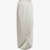 Reiss Tyra Wrap-over Silk Midi Skirt -VogueVibe Store R04169001 IVORY M