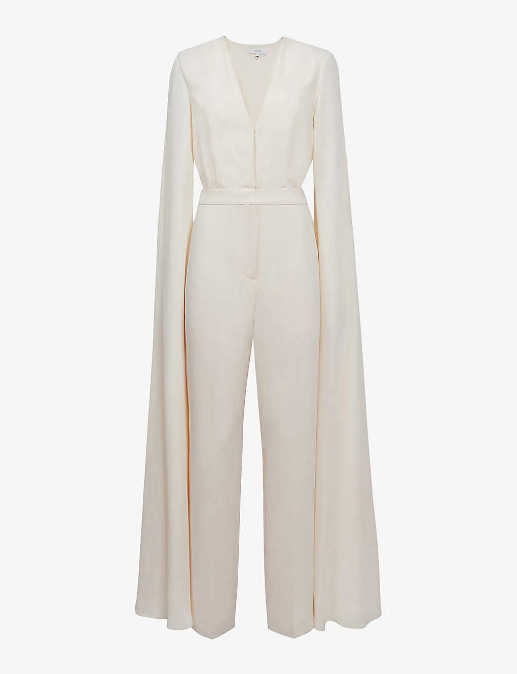 Reiss Olivia Cape-sleeve V-neck Woven Jumpsuit 3 Reiss Olivia Cape-sleeve V-neck Woven Jumpsuit