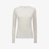 Reiss Mai Exposed-seamed Woven-blend T-shirt