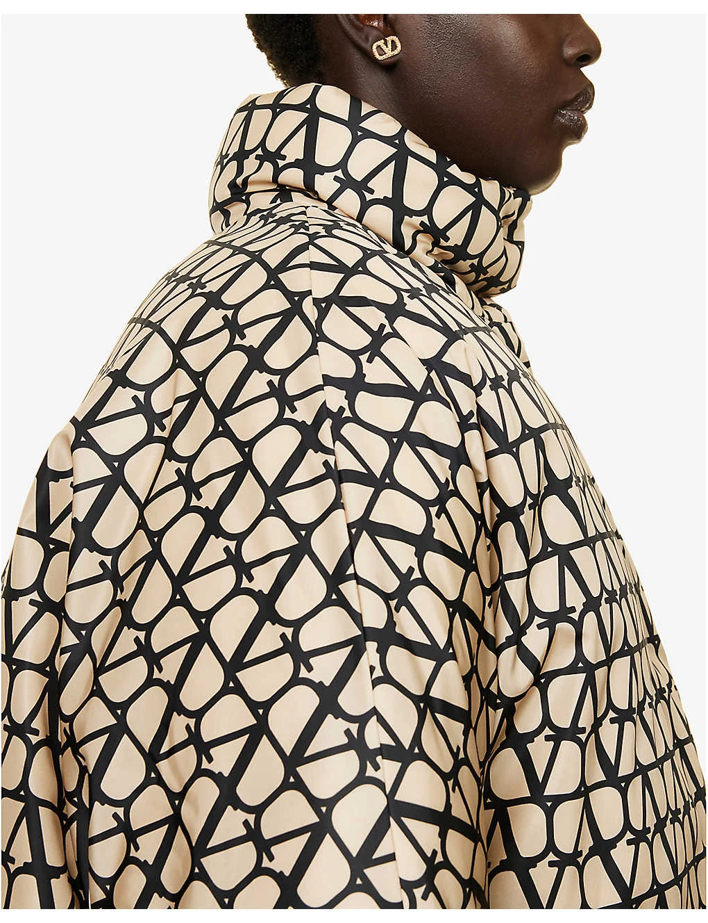 Valentino Monogram High-neck Shell Jacket 7 Valentino Monogram High-neck Shell Jacket - Image 5