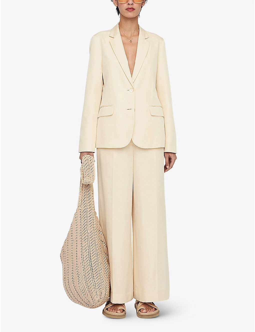 Joseph Belmore Single-breasted Silk And Cotton-blend Blazer 4 Joseph Belmore Single-breasted Silk And Cotton-blend Blazer - Image 2