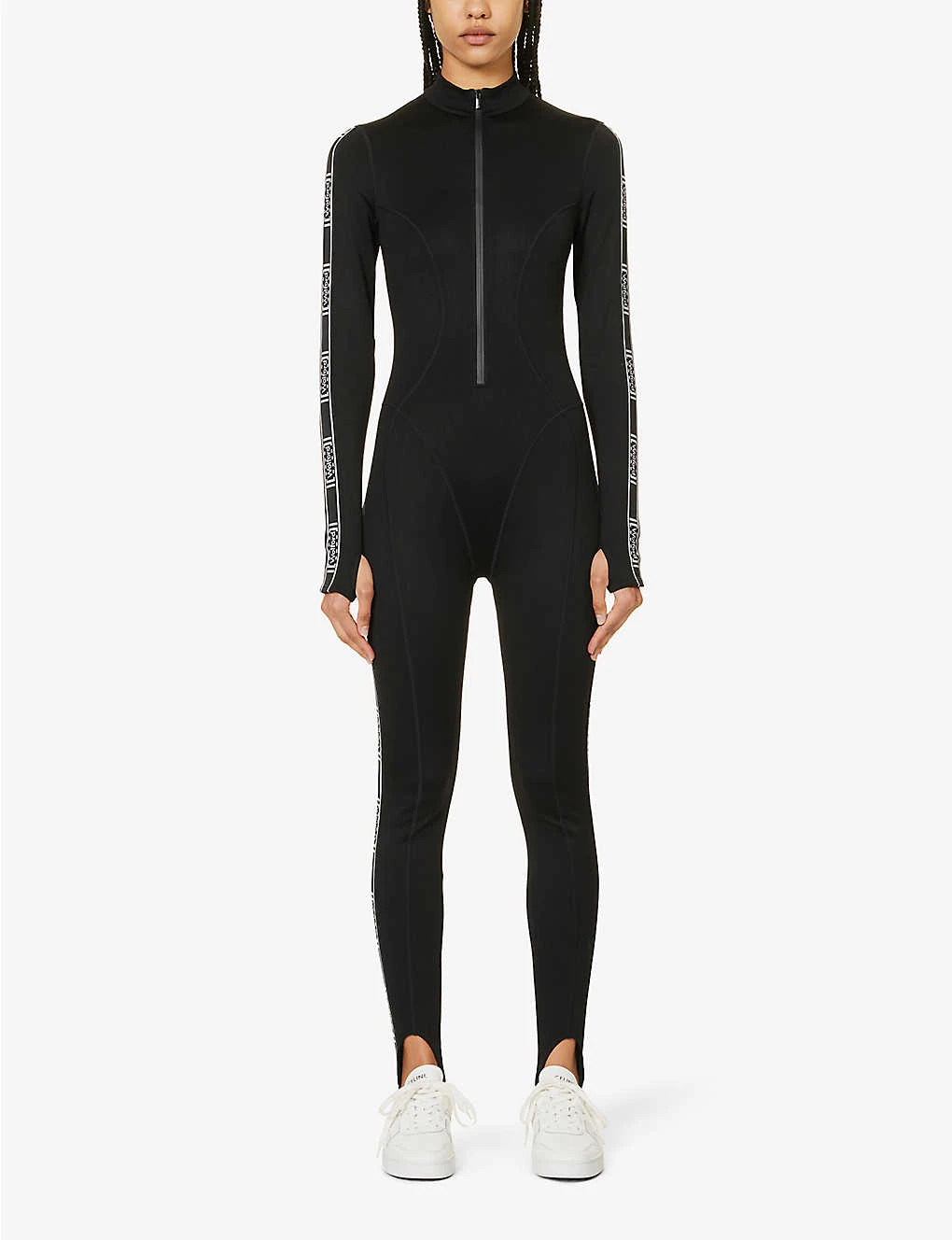Wolford Thermal Brand-tape Stretch-woven Jumpsuit 5 Wolford Thermal Brand-tape Stretch-woven Jumpsuit - Image 3