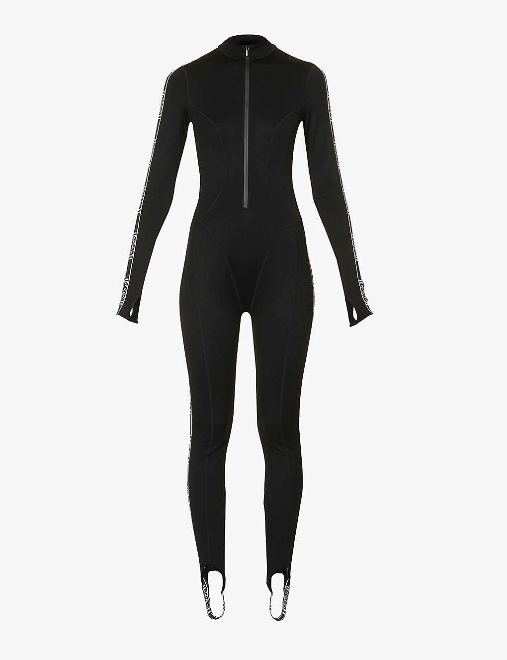 Wolford Thermal Brand-tape Stretch-woven Jumpsuit 3 Wolford Thermal Brand-tape Stretch-woven Jumpsuit