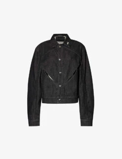 Equisetum Cut-out Denim Jacket
