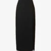 Bellagio Slim-fit Woven-blend Midi Skirt -VogueVibe Store R04183798 BLACK M