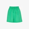 Whistles Nicola Elasticated-waist Woven Short -VogueVibe Store R04183992 GREEN M