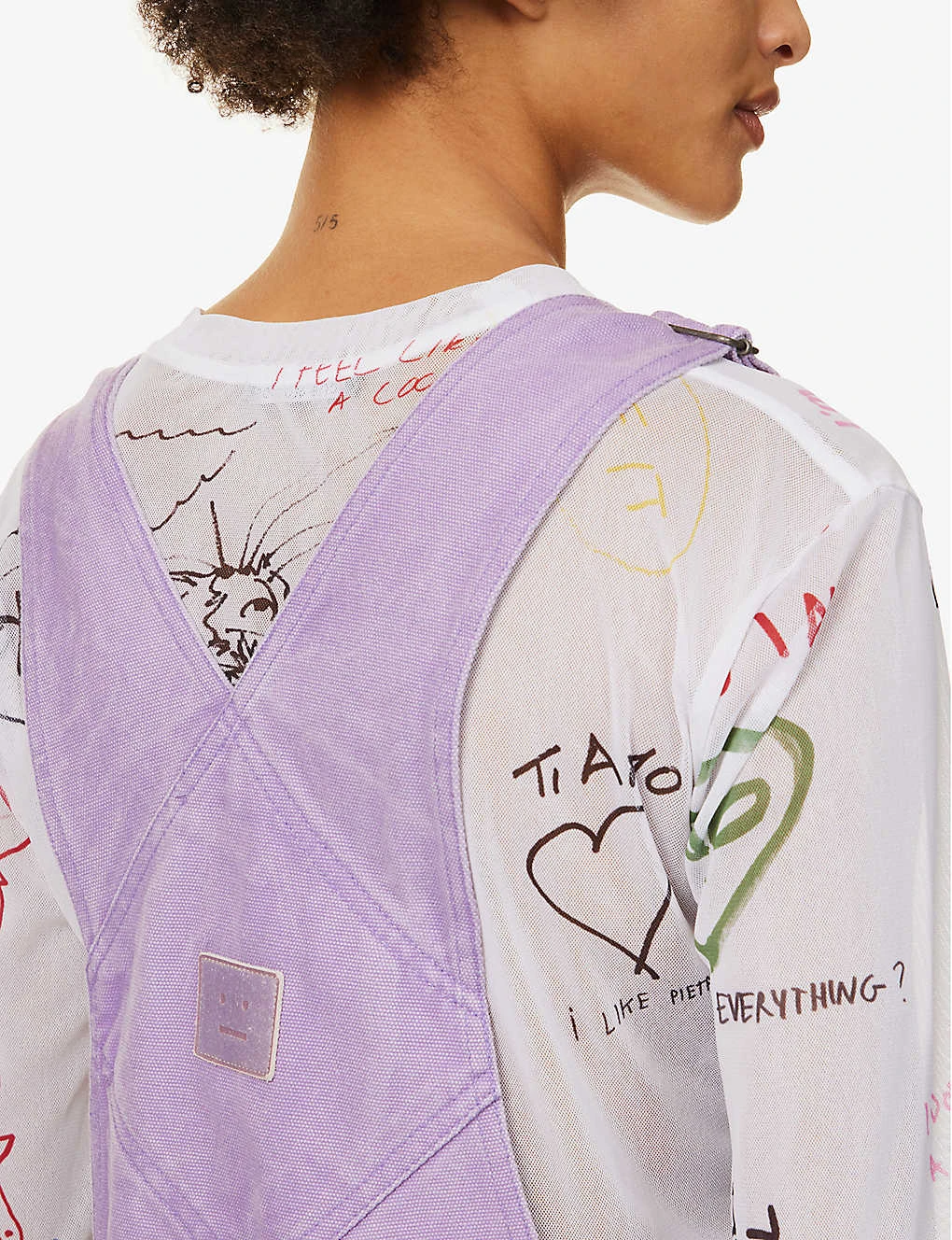 Acne Studios Palmon Logo-patch Cotton-canvas Dungarees 7 Acne Studios Palmon Logo-patch Cotton-canvas Dungarees - Image 6