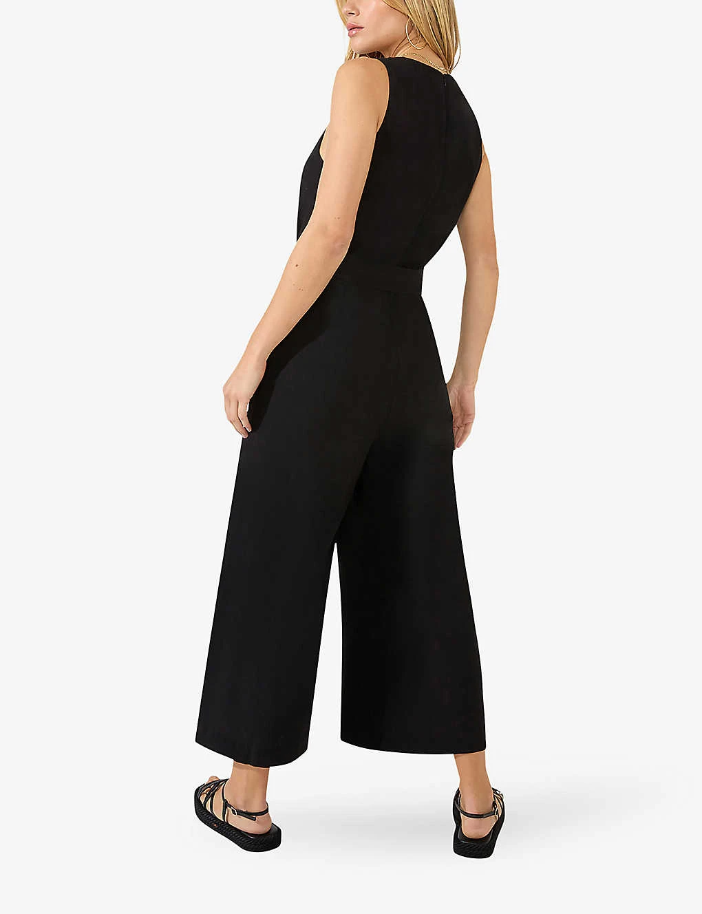 Black Culotte Jumpsuit 4 Black Culotte Jumpsuit - Image 2