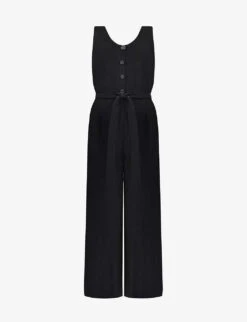 Black Culotte Jumpsuit